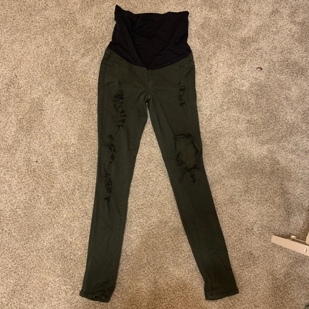 Fashion Nova Maternity jeans size 11 - Picture 2 of 6